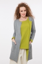 Long cardigan two colors 