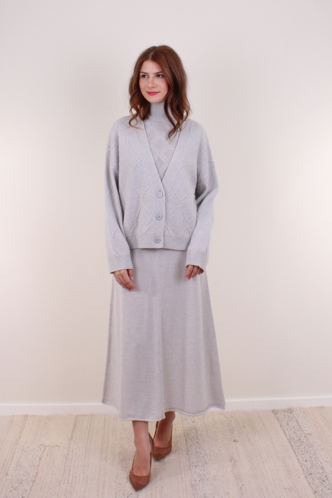 Most Loved flared skirt from wool and cashmere