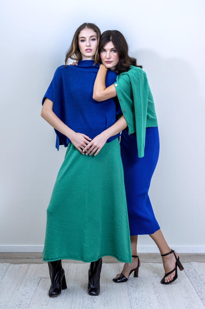 Most Loved flared skirt from wool and cashmere