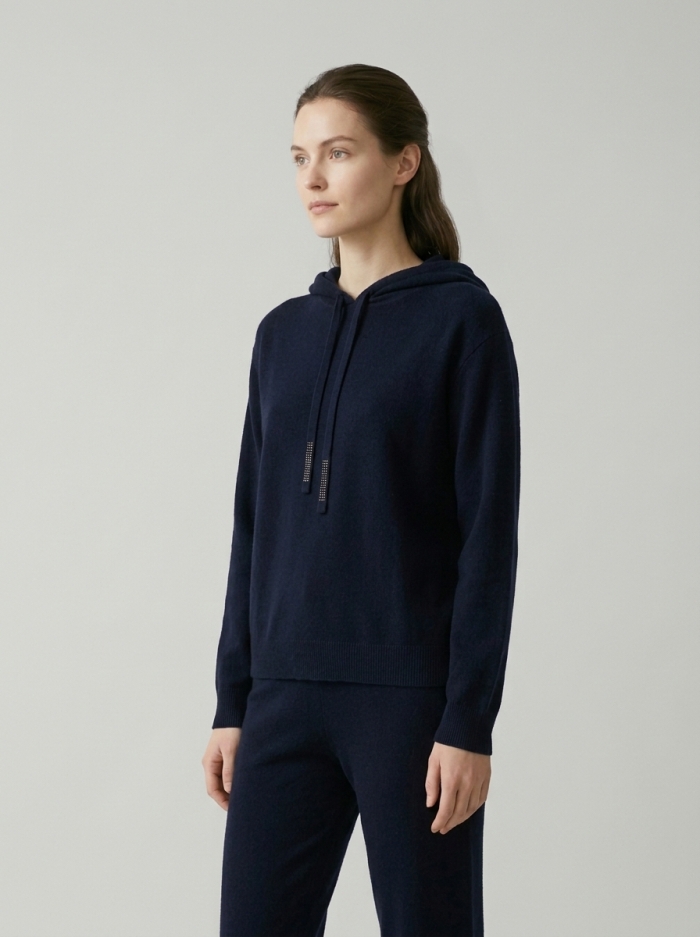 LOVE CASHMERE hooded pullover 