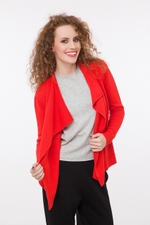 Knitted cardigan with cashmere different colors