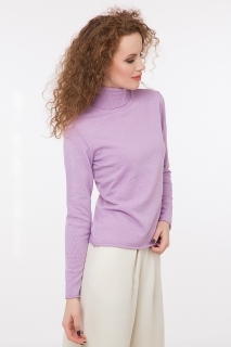 High neck jumper with cashmere different colors