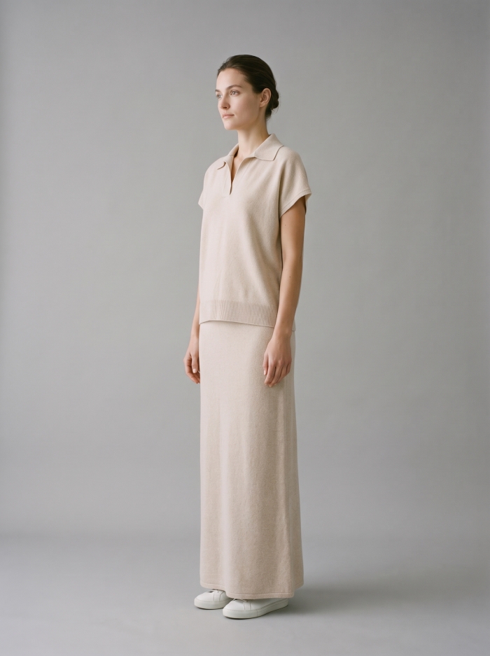 Most Loved long skirt from wool and cashmere