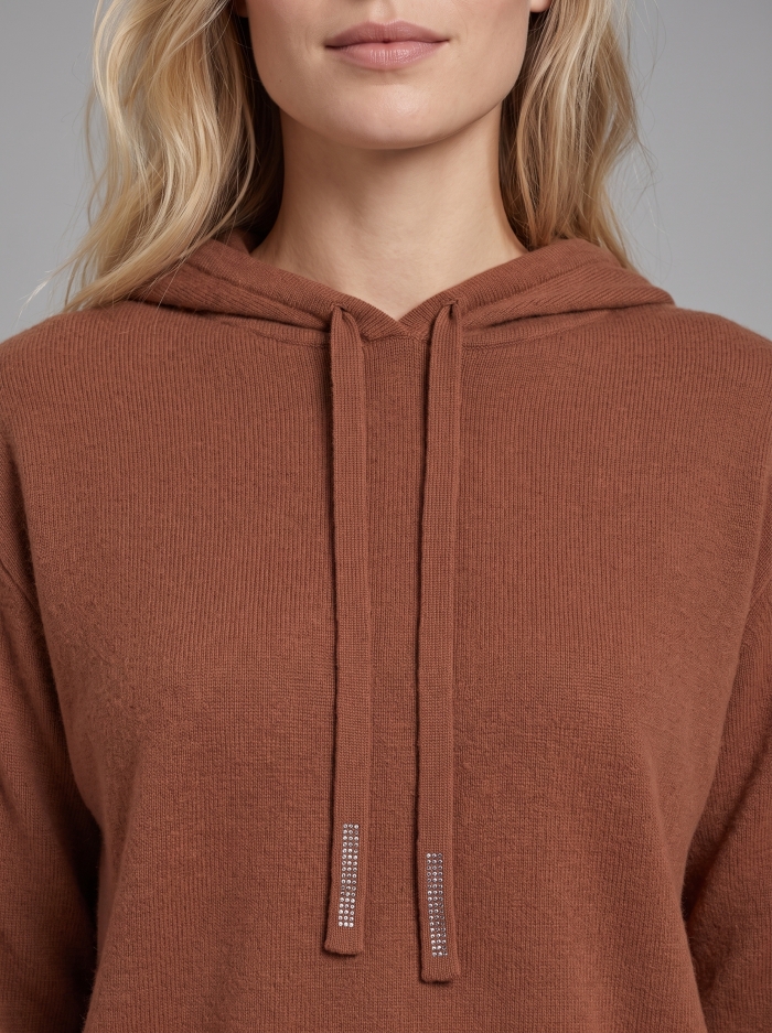 Most Loved  hooded  sweater from wool and cashmere